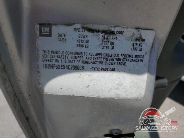 1G2NF52EX4C239008 2004 PONTIAC GRANDAM photo no. 12