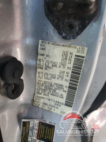 1N6BD0CT7GN714866 2016 NISSAN FRONTIER photo no. 13