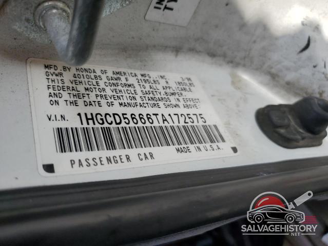 1HGCD5666TA172575 1996 HONDA ACCORD photo no. 12