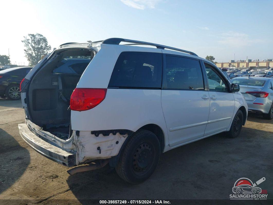 5TDZK23C78S199902 2008 TOYOTA SIENNA photo no. 4