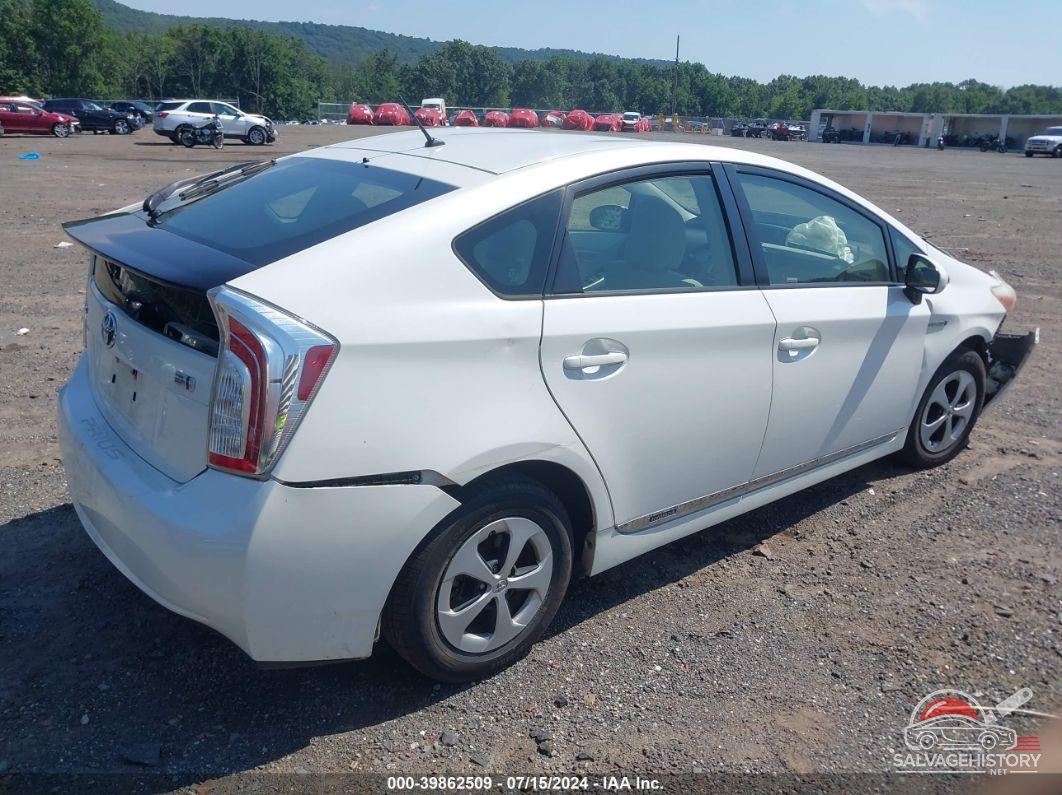 JTDKN3DU2C5506512 2012 TOYOTA PRIUS photo no. 4