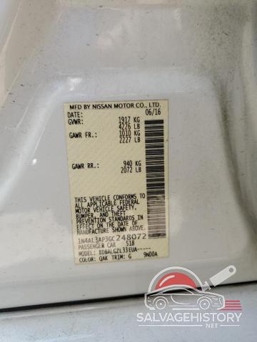 1N4AL3AP3GC248072 2016 NISSAN ALTIMA photo no. 12