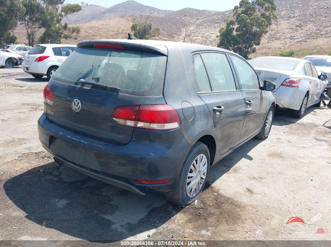 WVWDB7AJ2CW254760 2012 VOLKSWAGEN GOLF photo no. 4