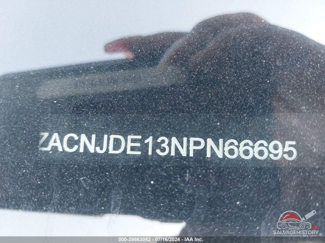 ZACNJDE13NPN66695 2022 JEEP RENEGADE photo no. 9