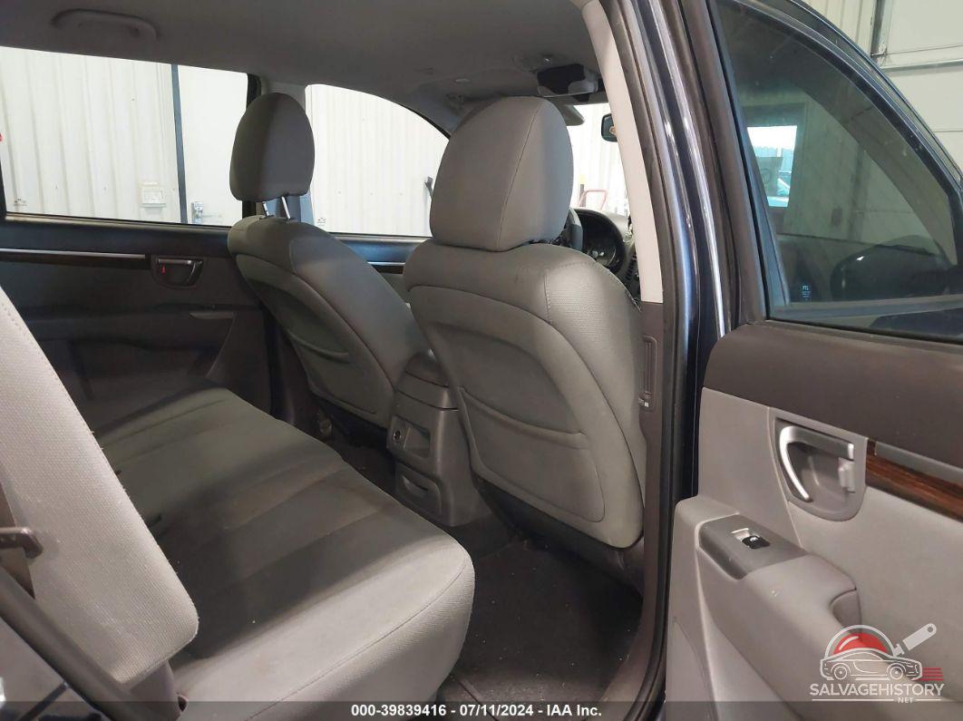 5XYZG3ABXBG055119 2011 HYUNDAI SANTA FE photo no. 8