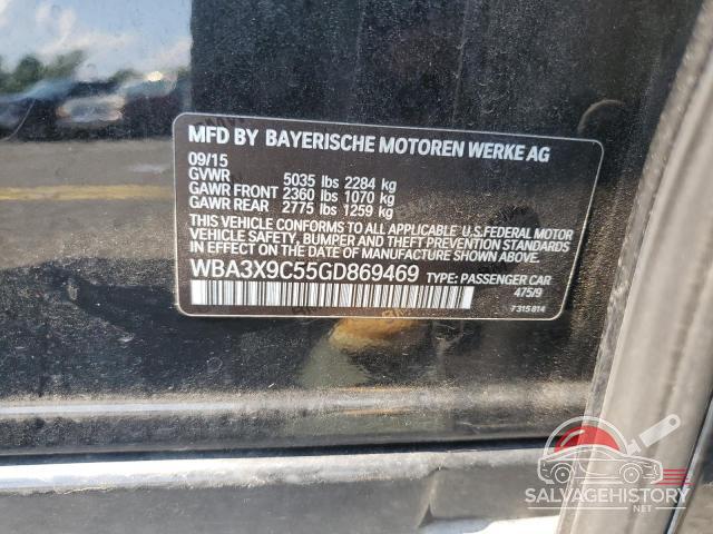 WBA3X9C55GD869469 2016 BMW 3 SERIES photo no. 13