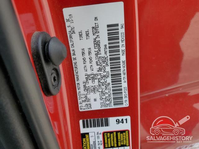 3TMAZ5CN5LM121798 2020 TOYOTA TACOMA photo no. 13