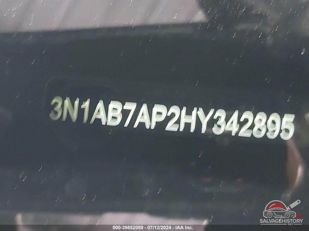 3N1AB7AP2HY342895 2017 NISSAN SENTRA photo no. 9