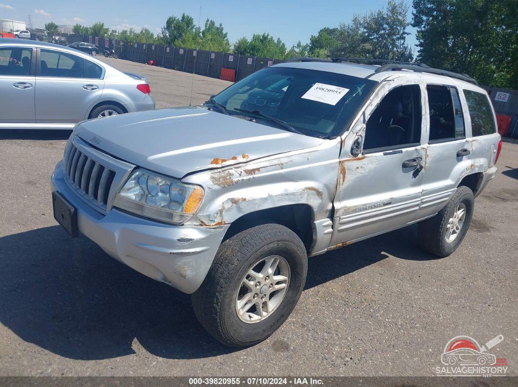 1J4GW48S74C250604 2004 JEEP GRAND CHEROKEE photo no. 2