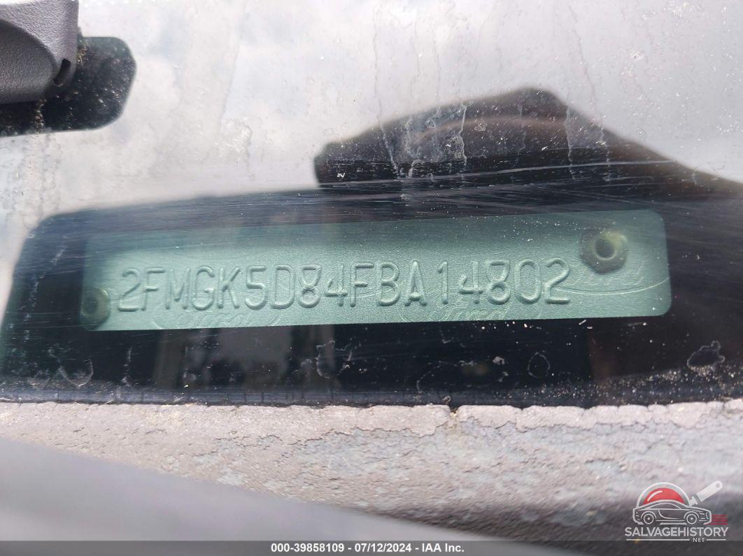 2FMGK5D84FBA14802 2015 FORD FLEX photo no. 6