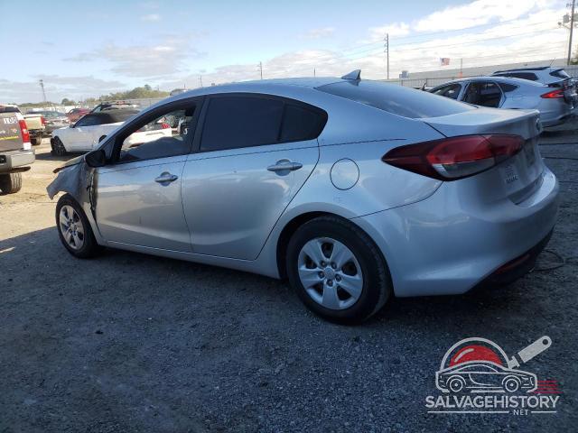 3KPFK4A75HE019055 2017 KIA FORTE photo no. 2