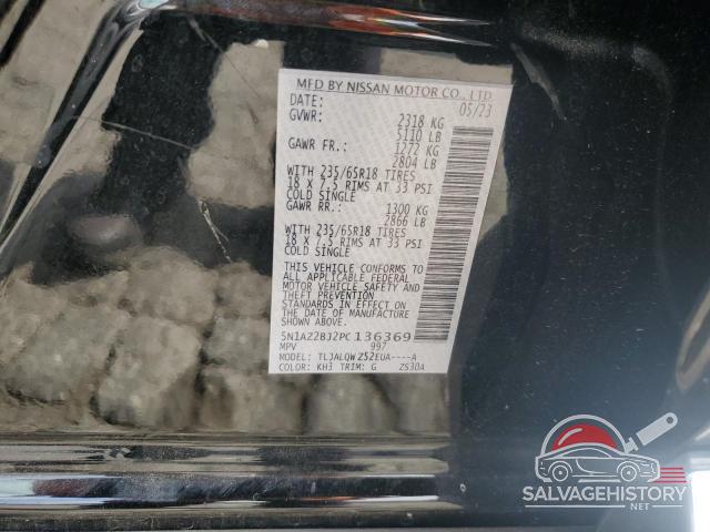 5N1AZ2BJ2PC136369 2023 NISSAN MURANO photo no. 13