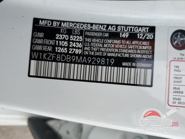 W1KZF8DB9MA929819 2021 MERCEDES-BENZ E-CLASS photo no. 13