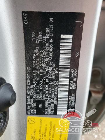 JTEEP21A870213661 2007 TOYOTA HIGHLANDER photo no. 13