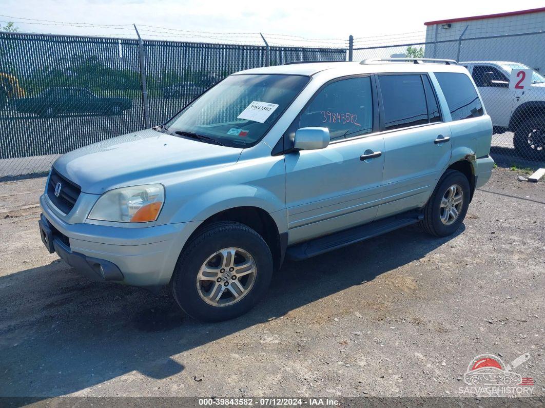 2HKYF18433H534762 2003 HONDA PILOT photo no. 2