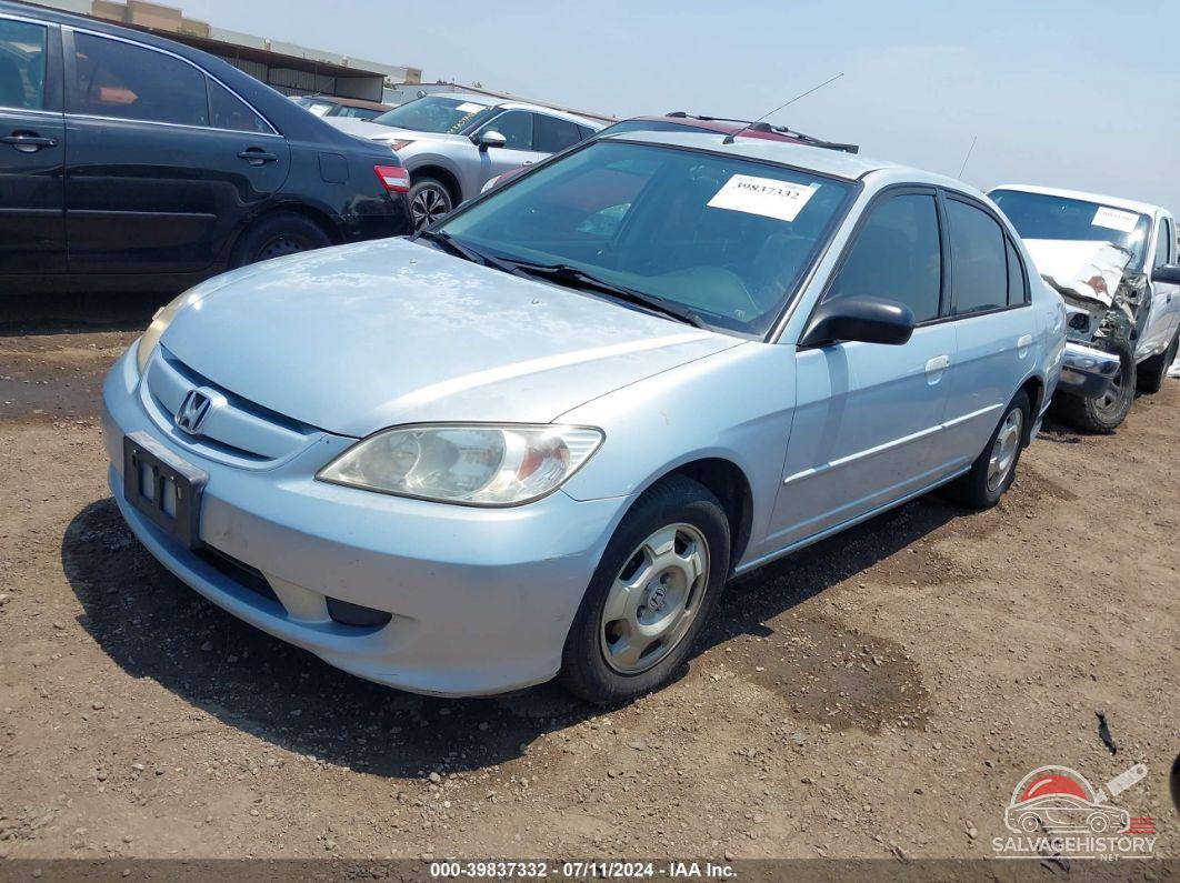 JHMES96615S026262 2005 HONDA CIVIC photo no. 2
