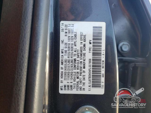 5J8TB3H34FL007968 2015 ACURA RDX photo no. 14