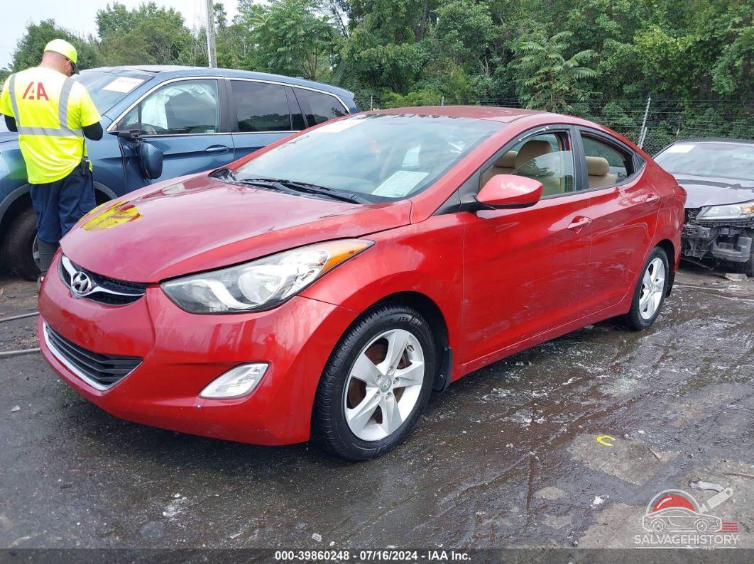 KMHDH4AE8CU300289 2012 HYUNDAI ELANTRA photo no. 2