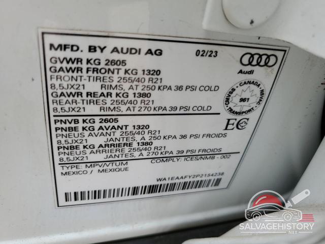 WA1EAAFY2P2154238 2023 AUDI Q5 photo no. 14