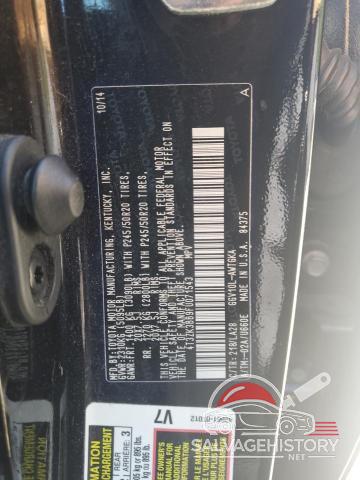 4T3ZK3BB9FU071543 2015 TOYOTA VENZA photo no. 12