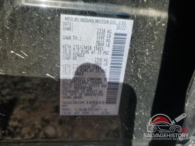 5N1AZ2BJ5PC109649 2023 NISSAN MURANO photo no. 12