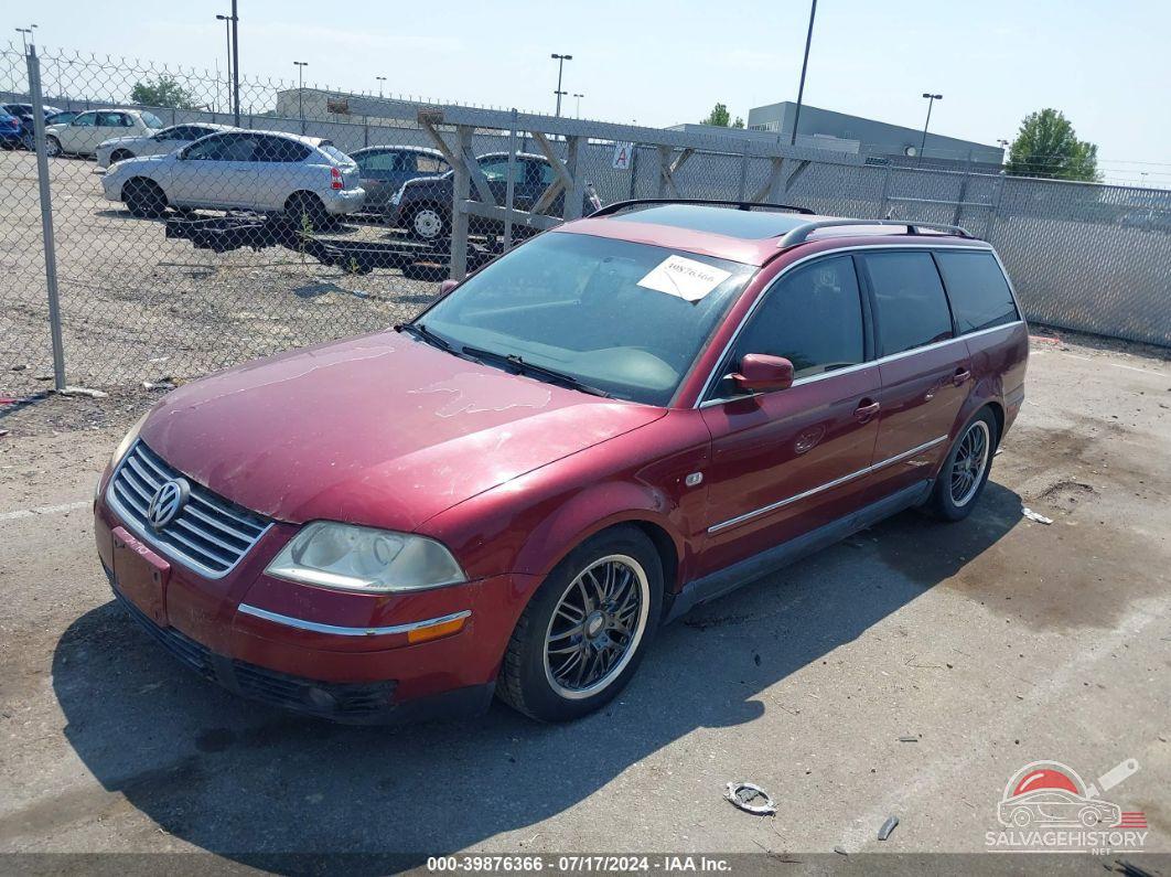 WVWVH63B63E129205 2003 VOLKSWAGEN PASSAT photo no. 2