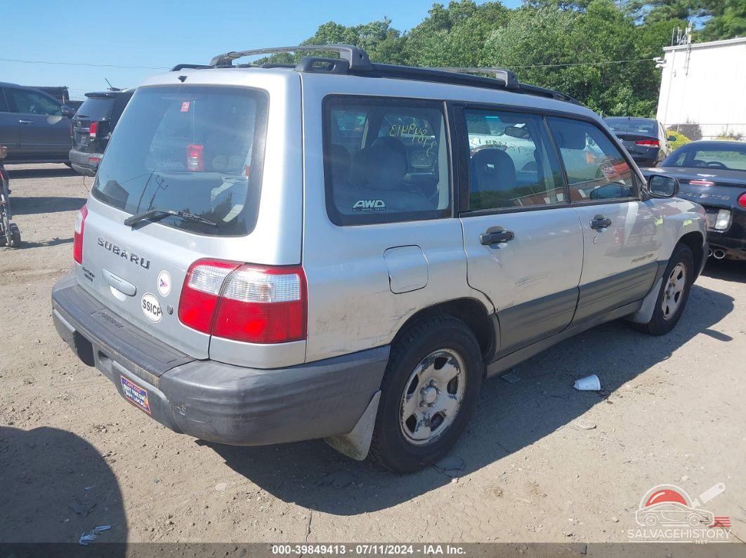 JF1SF63512H713727 2002 SUBARU FORESTER photo no. 4