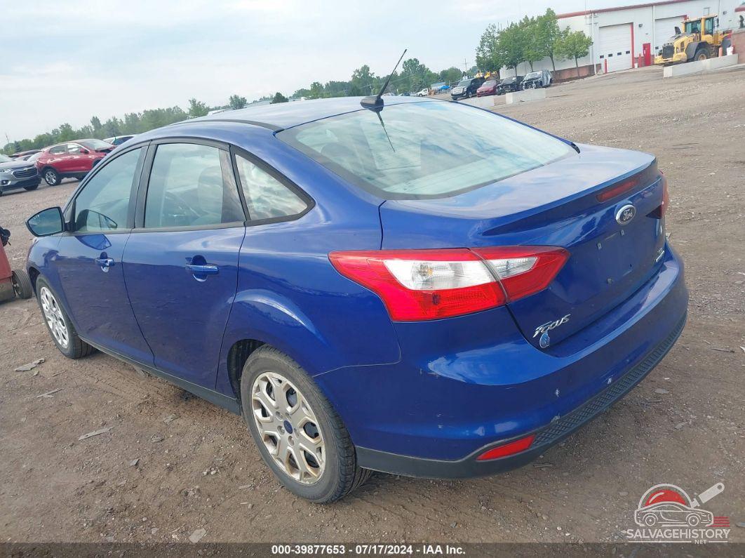 1FAHP3F22CL456454 2012 FORD FOCUS photo no. 3
