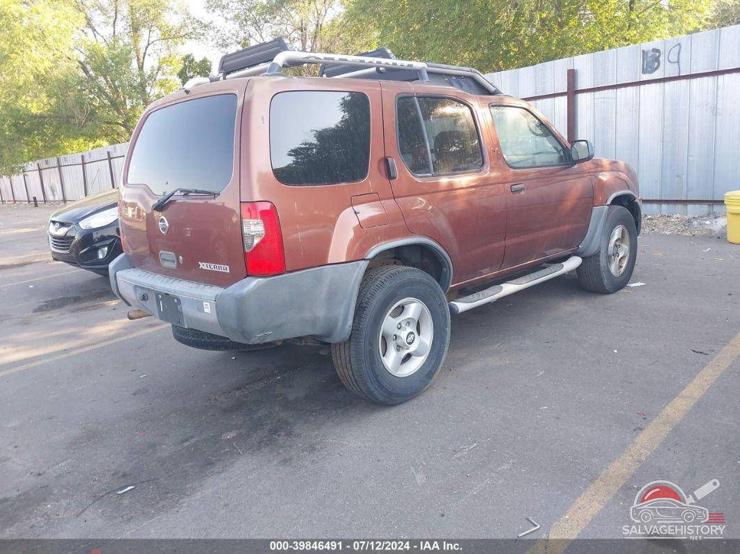 5N1ED28T02C510317 2002 NISSAN XTERRA photo no. 4