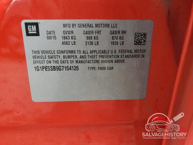 1G1PE5SB9G7164126 2016 CHEVROLET CRUZE photo no. 13