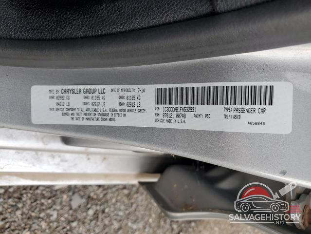 1C3CCCAB1FN532931 2015 CHRYSLER 200 photo no. 13