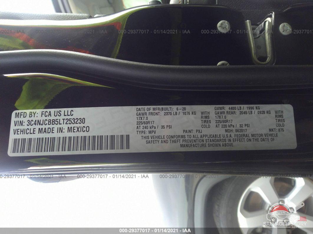 3C4NJCBB5LT253230 2020 JEEP COMPASS photo no. 9