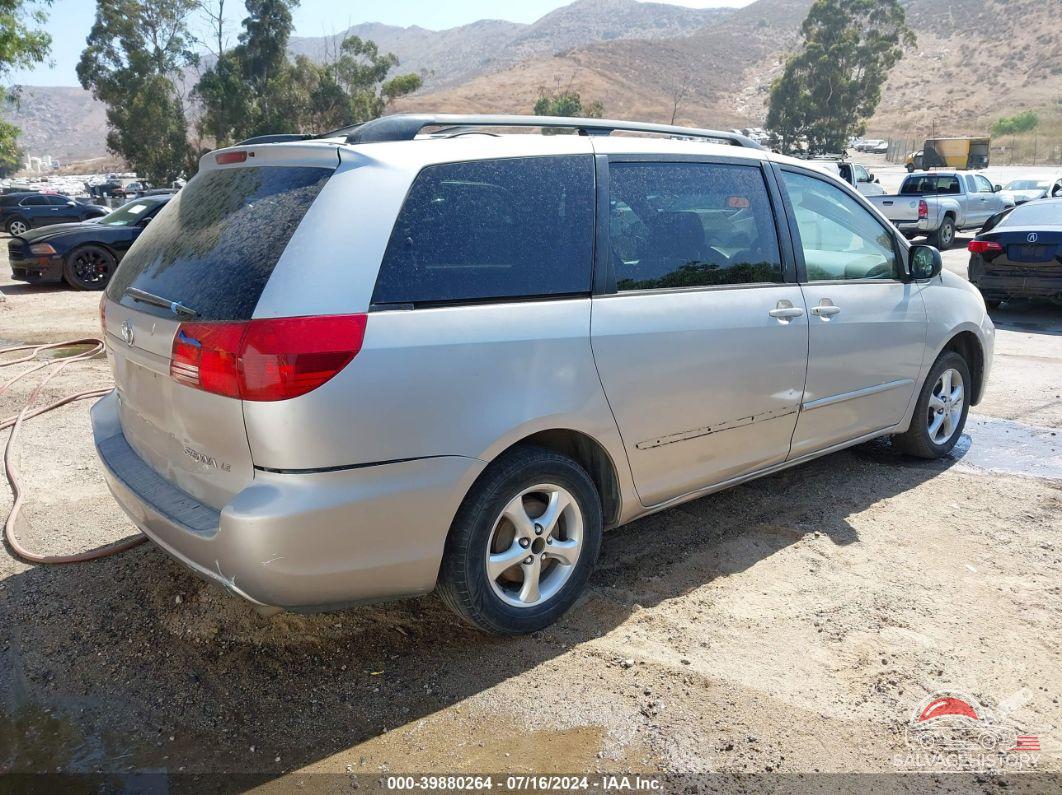 5TDZA23C64S039314 2004 TOYOTA SIENNA photo no. 4