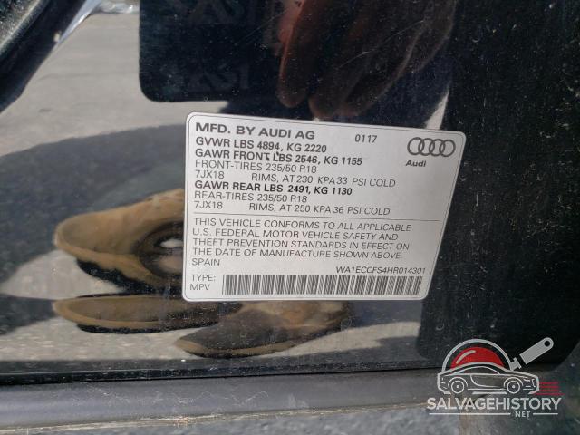 WA1ECCFS4HR014301 2017 AUDI Q3 photo no. 13