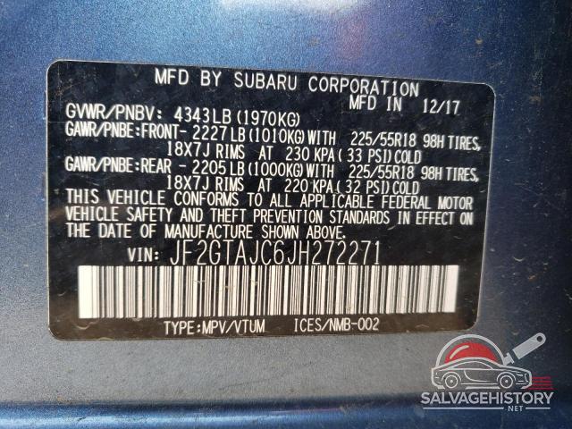 JF2GTAJC6JH272271 2018 SUBARU CROSSTREK photo no. 13