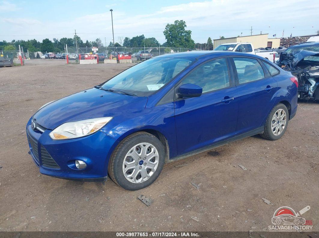 1FAHP3F22CL456454 2012 FORD FOCUS photo no. 2