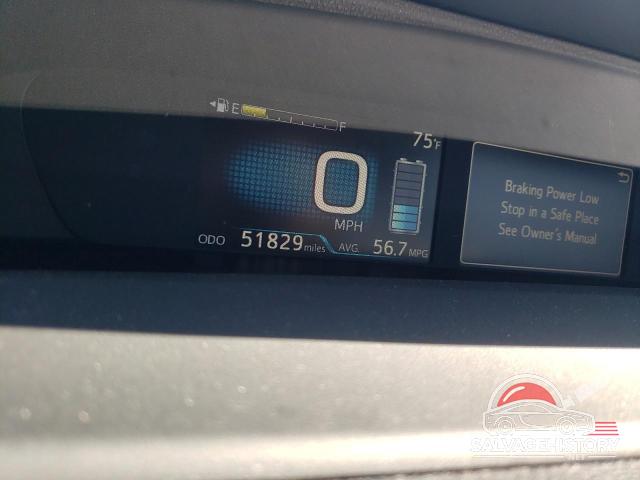 JTDKARFU2K3077118 2019 TOYOTA PRIUS photo no. 9