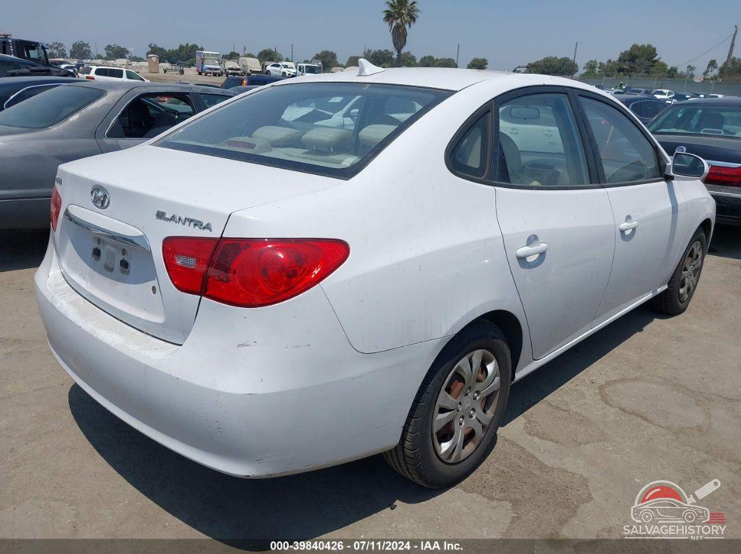 KMHDU4AD3AU964662 2010 HYUNDAI ELANTRA photo no. 4