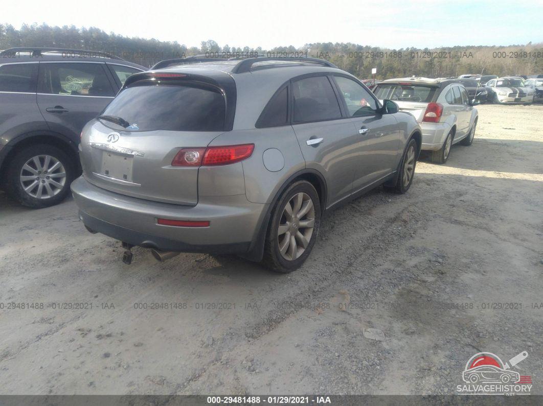 JNRBS08W13X401645 2003 INFINITI FX45 photo no. 4