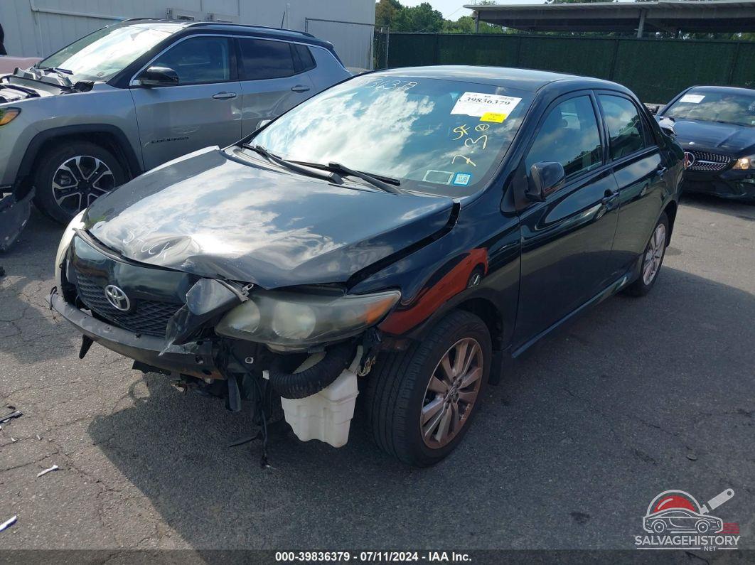 2T1BU40E19C087846 2009 TOYOTA COROLLA photo no. 2
