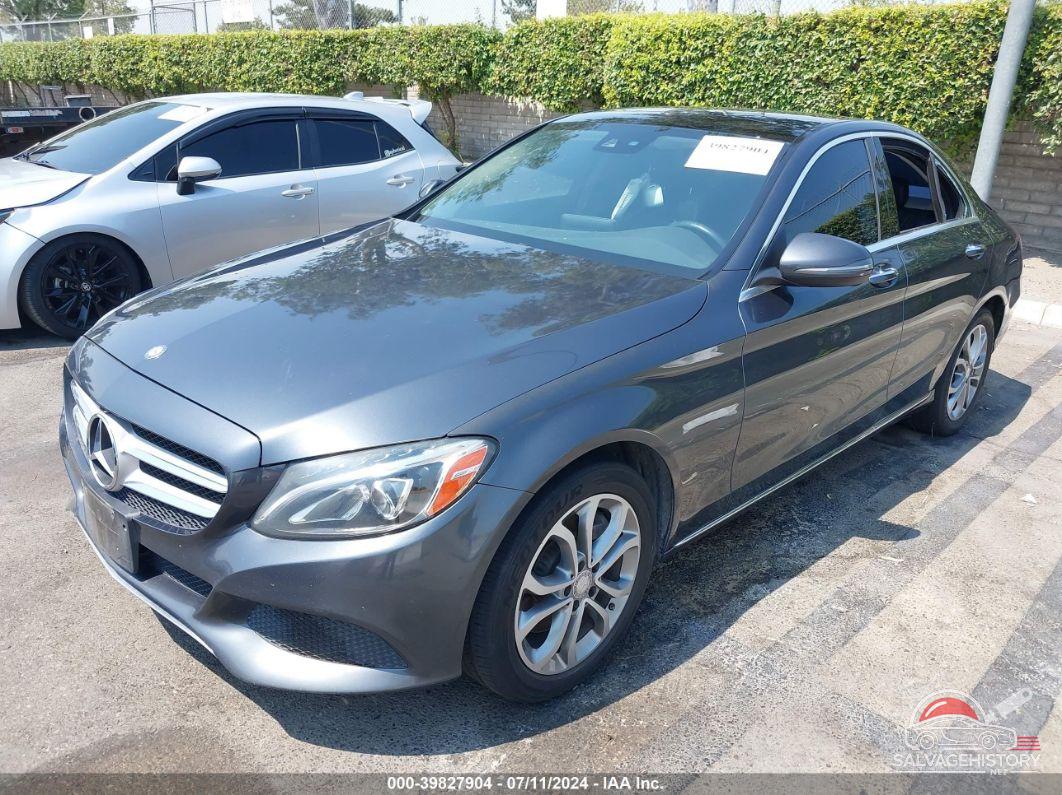55SWF4JB8GU130537 2016 MERCEDES-BENZ C 300 photo no. 2
