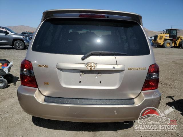 JTEDP21A640006600 2004 TOYOTA HIGHLANDER photo no. 6