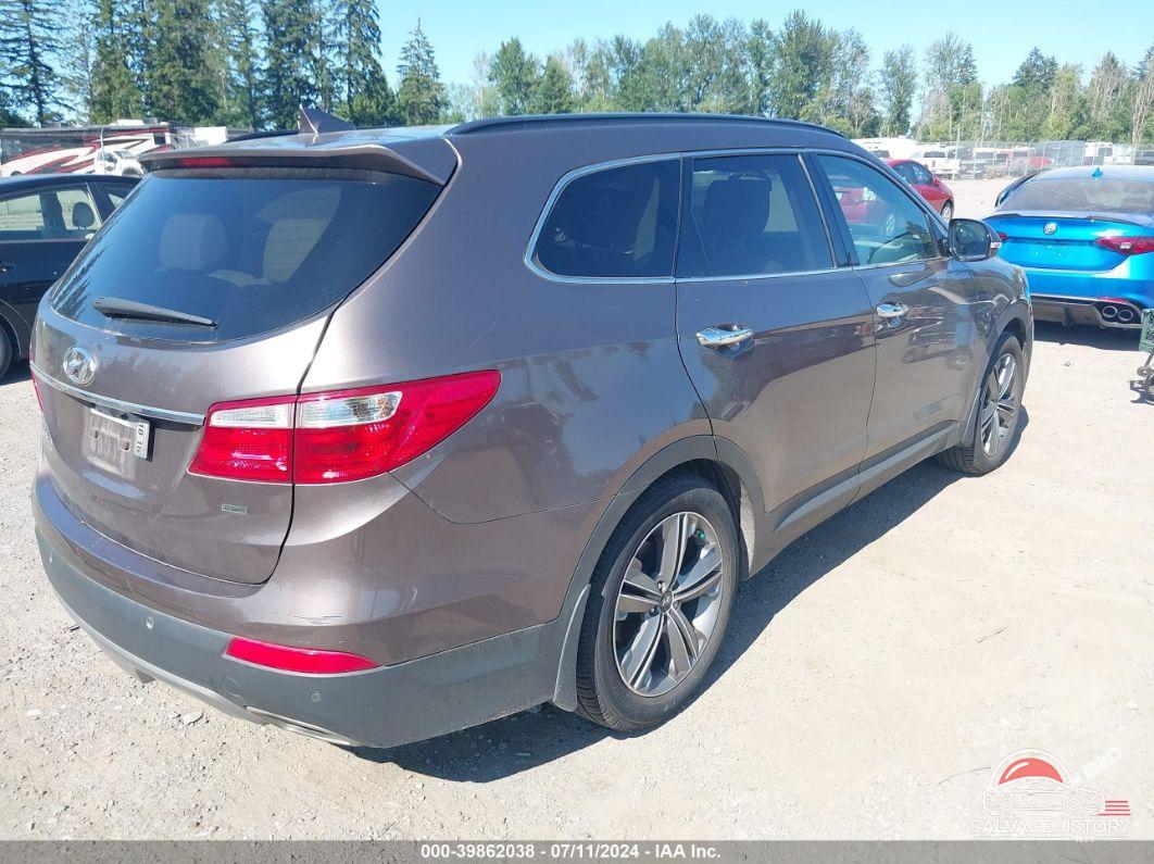 KM8SR4HF9EU086175 2014 HYUNDAI SANTA FE photo no. 4