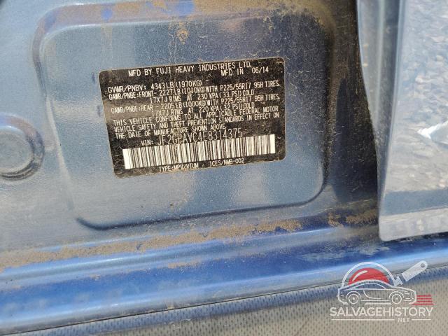 JF2GPAVC4E8314375 2014 SUBARU XV photo no. 12