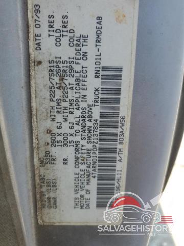 4TARN01P0PZ137834 1993 TOYOTA ALL OTHER photo no. 12