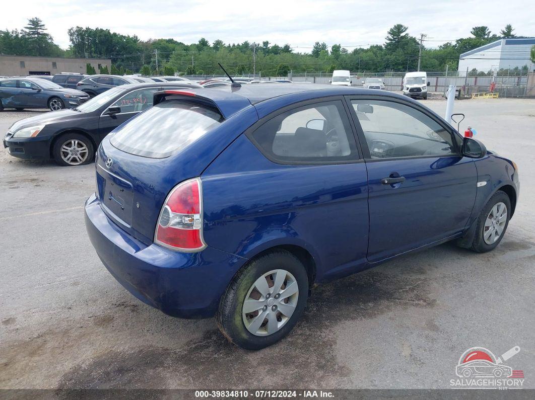 KMHCM36C68U074611 2008 HYUNDAI ACCENT photo no. 4