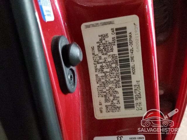 5YFBU4EE4DP200397 2013 TOYOTA COROLLA photo no. 12