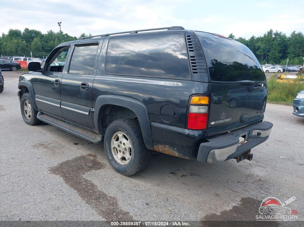 3GNFK16T64G271956 2004 CHEVROLET SUBURBAN 1500 photo no. 3