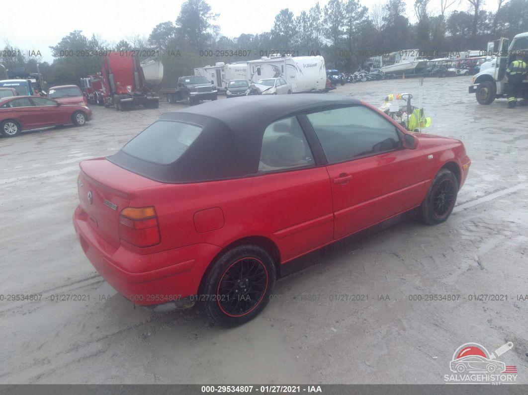 3VWBC21V21M809906 2001 VOLKSWAGEN CABRIO photo no. 4