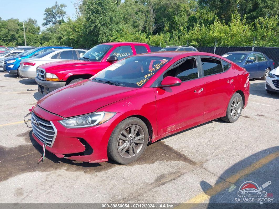 5NPD84LF6JH400294 2018 HYUNDAI ELANTRA photo no. 2